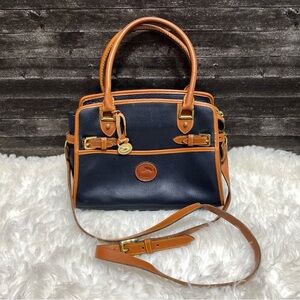VINTAGE DOONEY & BURKE VINTAGE BAG LONG ADJUSTABLE STRAP CROSSBODY SATCHEL